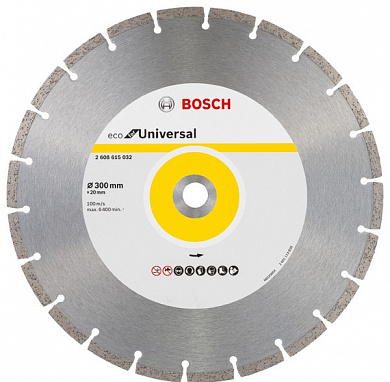 Алмазный диск BOSCH ECO Universal 300-20