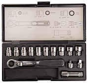 Ручной инструмент MAKITA Набор ключей и проходных головок 14 предметов B-65595