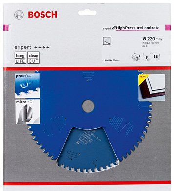Пильный диск BOSCH Expert for High Pressure Laminate 230x30x2.8/1.8x64 T
