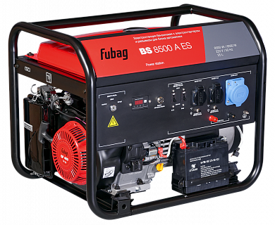 Генератор бензиновый FUBAG BS 8500 A ES с электростартером и коннектором автоматики