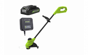 Аккумуляторный триммер  GreenWorks G24LT25K2 24В (в комплекте АКБ + Зарядное устройство)