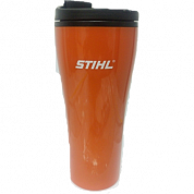 Термостакан оранжевый с логотипом STIHL