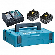 Аккумуляторы и зарядные устройства MAKITA BL1850B 2 шт + DC18RC + MAKPAC 2