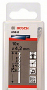 Сверло по металлу BOSCH HSS-G СВЕРЛ 4.2ММ 10 шт.